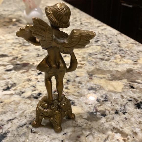 Vintage Brass Angel Cherub Figurine - Picture 4 of 6